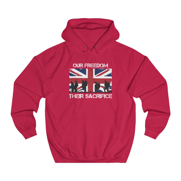 OUR FREEDOM THEIR SACRIFICE HOODIE