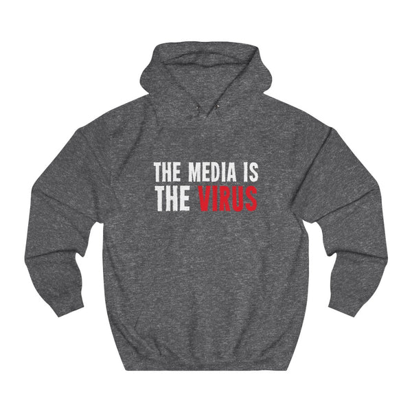 THE MEDIA IS THE VIRUS HOODIE