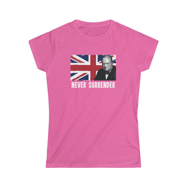 NEVER SURRENDER WOMEN'S TSHIRT