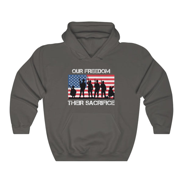 OUR FREEDOM THEIR SACRIFICE (USA) HOODIE