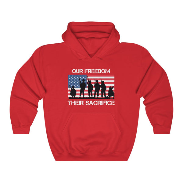 OUR FREEDOM THEIR SACRIFICE (USA) HOODIE