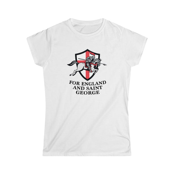 FOR ENGLAND AND SAINT GEORGE WOMEN'S TSHIRT