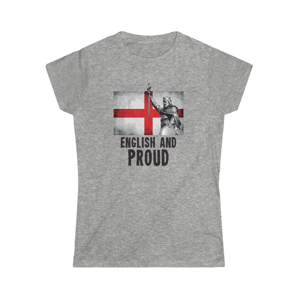 ENGLISH AND PROUD WOMEN'S TSHIRT