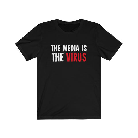 THE MEDIA IS THE VIRUS TSHIRT