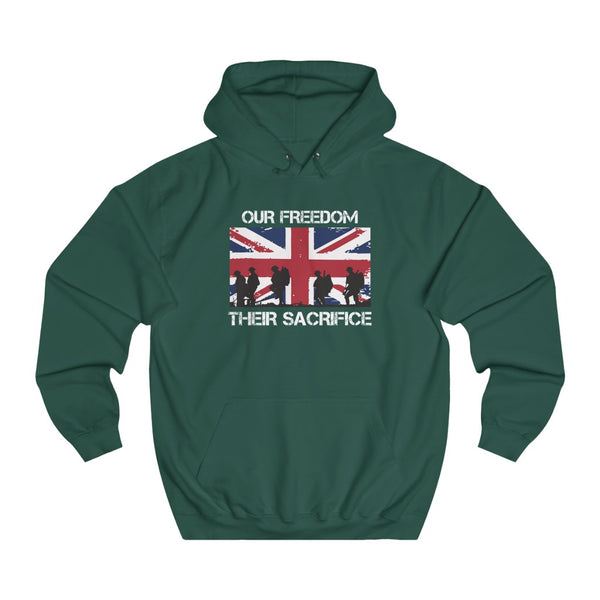 OUR FREEDOM THEIR SACRIFICE HOODIE