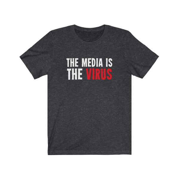 THE MEDIA IS THE VIRUS TSHIRT