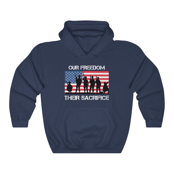 OUR FREEDOM THEIR SACRIFICE (USA) HOODIE