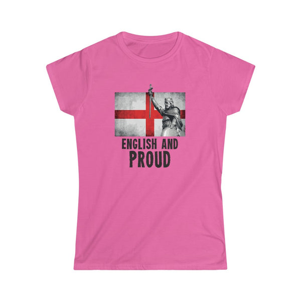 ENGLISH AND PROUD WOMEN'S TSHIRT